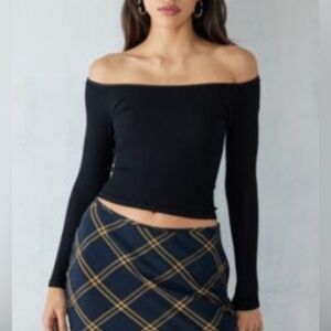 Urban outfitters off the shoulder top